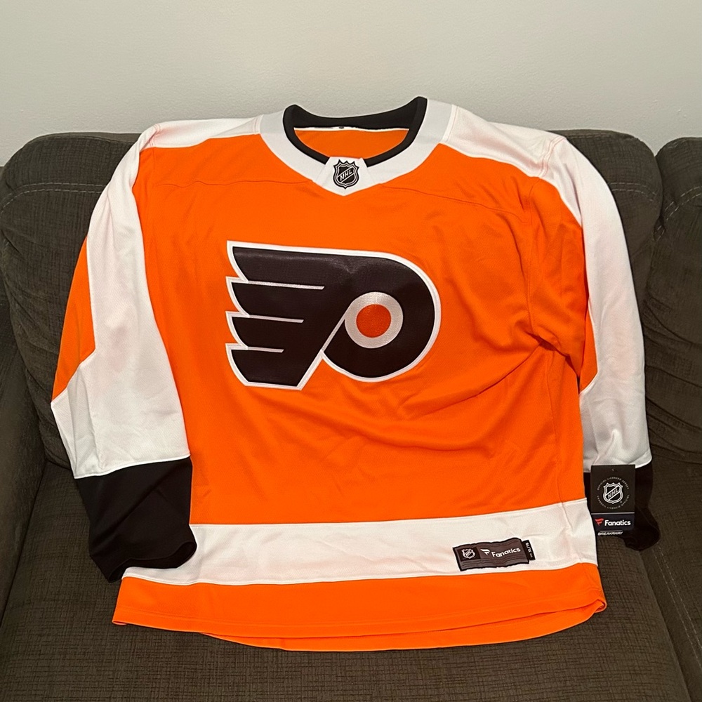 Fanatics Authentic Philadelphia Flyers Hockey NHL Breakaway Jersey Men’s Sz: XL